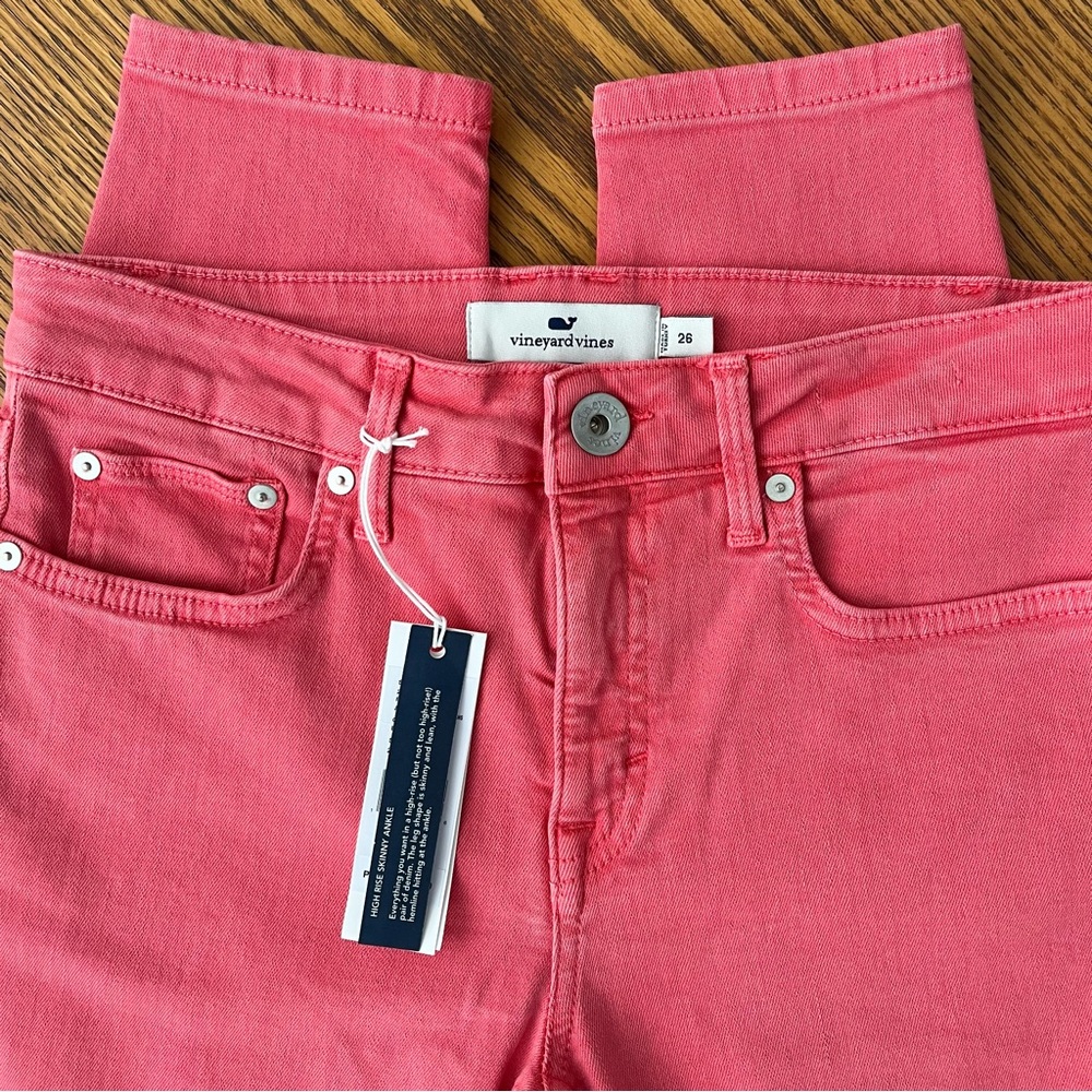 Vineyard Vines Jamie High Rise Jeans - Lobster Reef